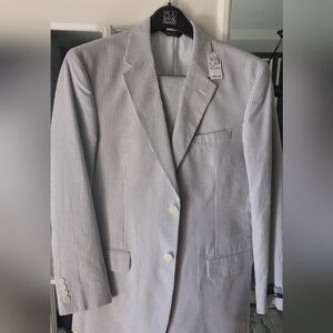 Jos A. Bank Seersucker suit